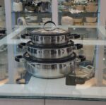 تابه دو دسته استیل برند لایف اسمایل درب سیلیکونی کد LIFEP22SHR-6-3 (وارداتی) - تصویر 3