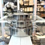 تابه استیل دودسته دربدار لایف اسمایل کد LIFEP12SHR-Silver