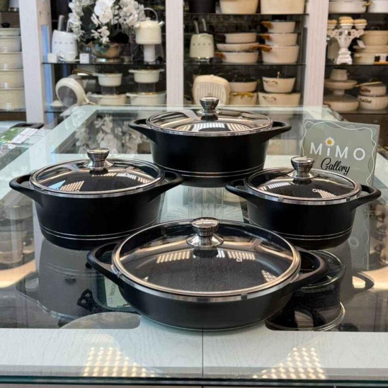 سرویس قابلمه 8 پارچه سایز بزرگ برند KST - تصویر 3