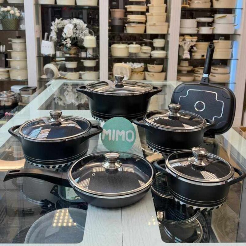 سرویس قابلمه ۱۴ پارچه برند KST - تصویر 4