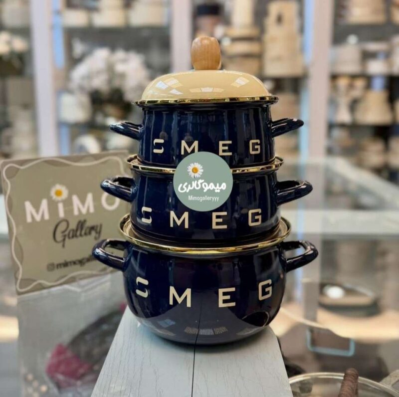 نیم ست قابلمه ۶ پارچه برند اسمگ - تصویر 3