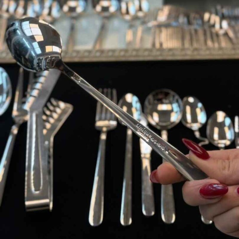 سرویس قاشق چنگال 24 نفره 144 پارچه یونیک - تصویر 3