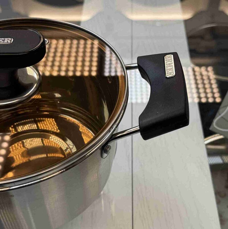 نیم ست قابلمه استیل وارداتی برند سراویتا - تصویر 3