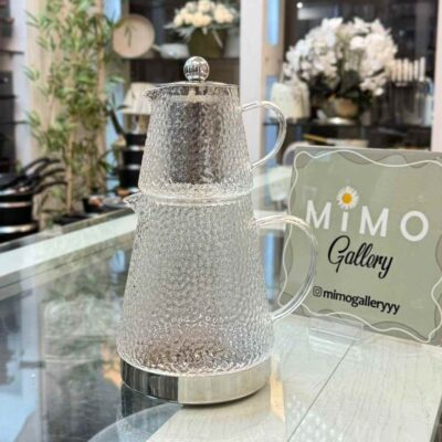 کتری و قوری تمام پیرکس شیاردار کرکماز کد 1346 الف