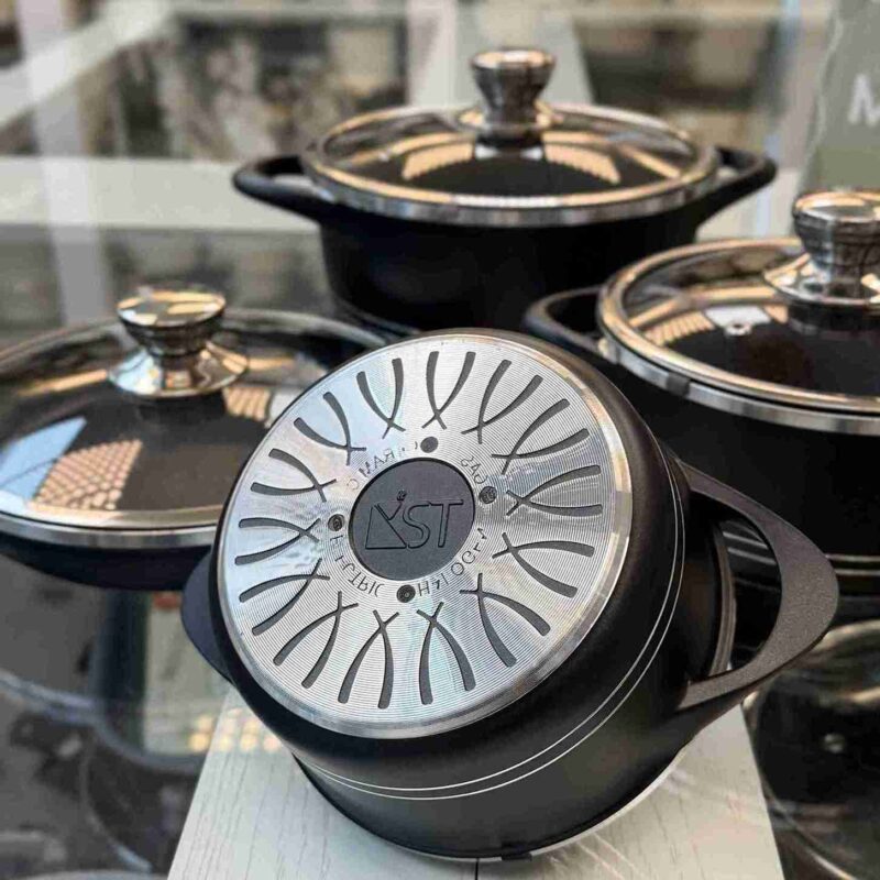 سرویس قابلمه 8 پارچه کوچک برند KTS * - تصویر 2