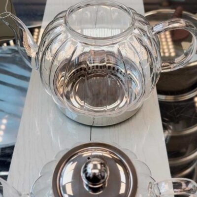 کتری و قوری تمام پیرکس شیاردار کرکماز کد 1330 ب