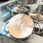 تابه استیل دودسته دربدار لایف اسمایل کد LIFEP12SHR-Silver - تصویر 3