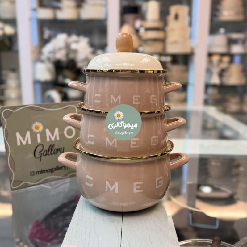 نیم ست قابلمه ۶ پارچه برند اسمگ - تصویر 4