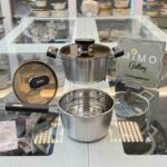 نیم ست قابلمه استیل وارداتی برند سراویتا