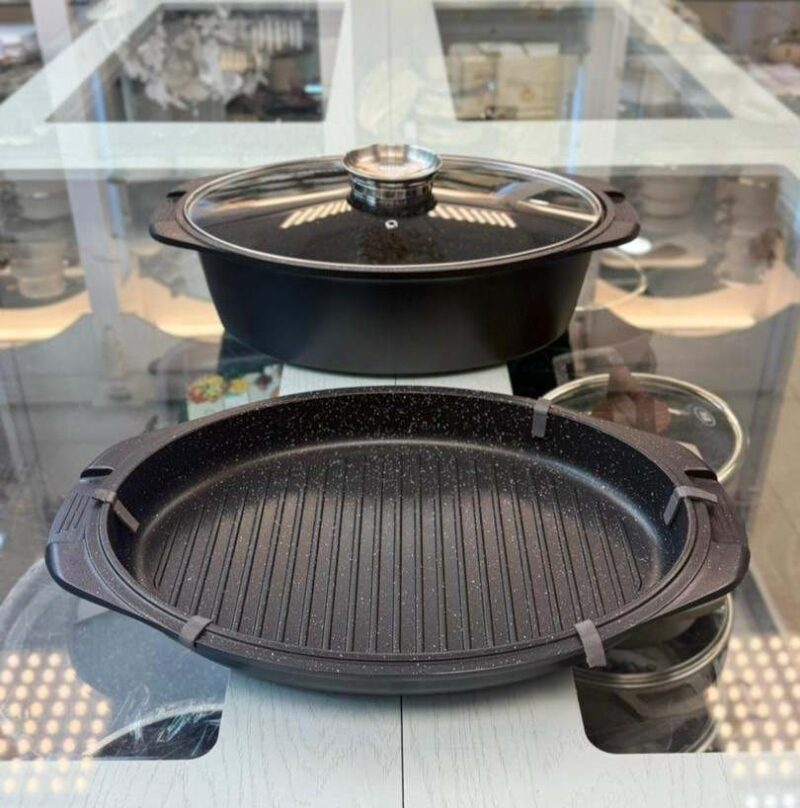 تابه مرغ و ماهی برند KST کد 9038 سایز 38 - تصویر 3