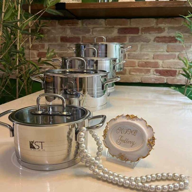 قابلمه استیل کی اس تی طرح جدید در سایزهای مختلف ج