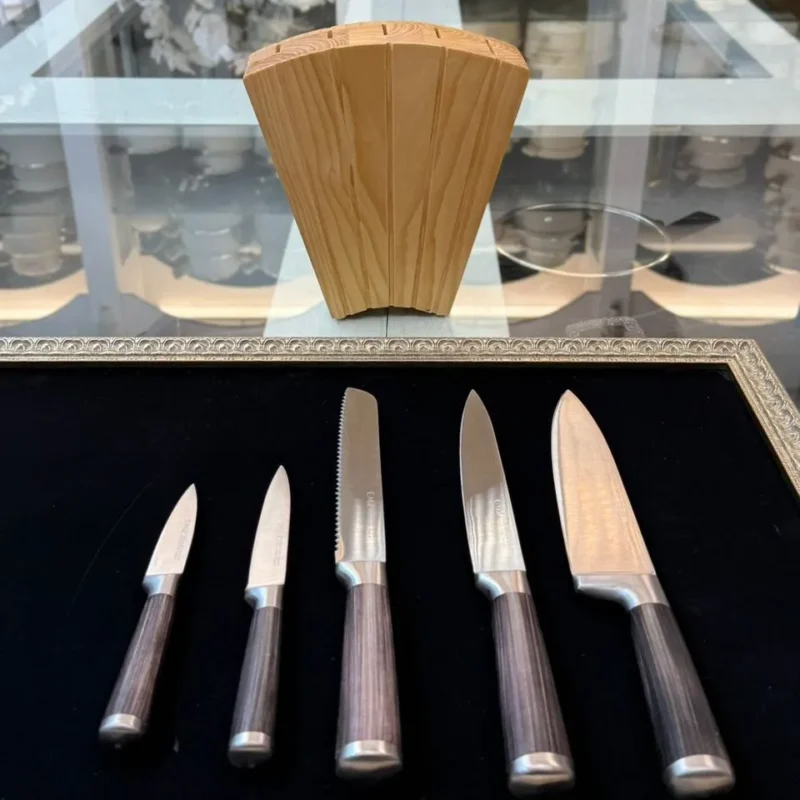 استند چاقو ۶پارچه برند GMZ کد28