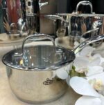 قابلمه و تابه تک استیل برند KZP - تصویر 6