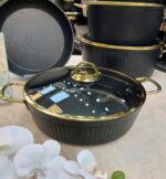 قابلمه و ماهیتابه تک kzp مدل آلما در سایز های متنوع - تصویر 3