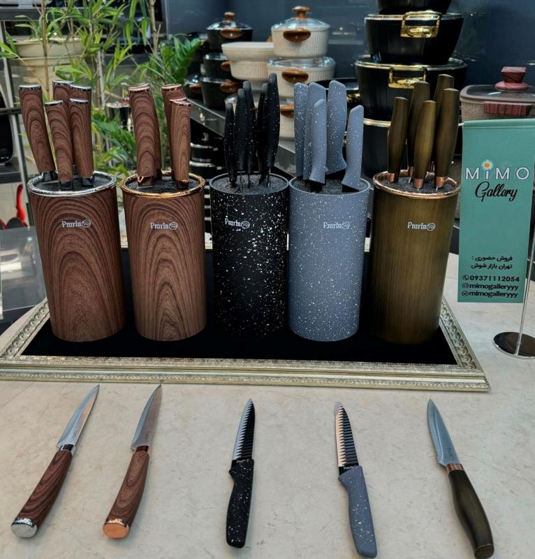 سرویس کارد و ساطور 7 پارچه پرارین - تصویر 2