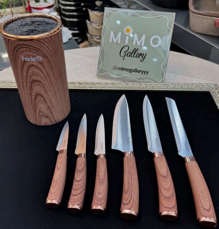 سرویس کارد و ساطور 7 پارچه پرارین - تصویر 1