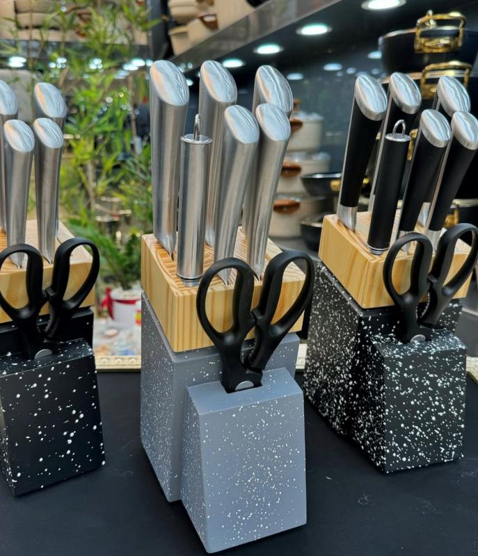 ست چاقو آشپزی حرفه ای 8 پارچه برند پرارین - تصویر 2