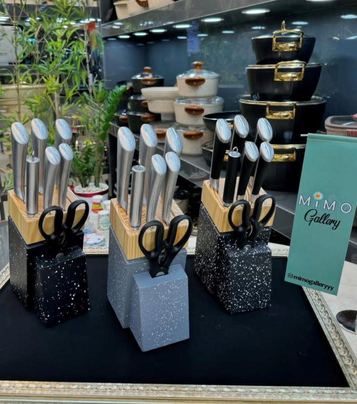 ست چاقو آشپزی حرفه ای 8 پارچه برند پرارین - تصویر 1