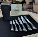 سرویس کارد و ساطور 7 پارچه پرارین استند مستطیلی - تصویر 2