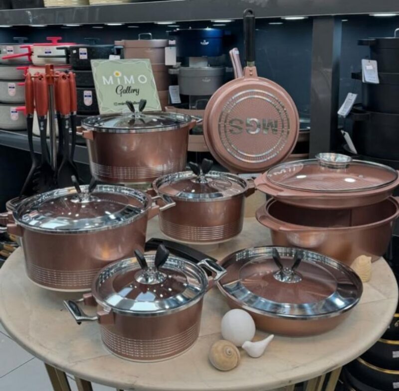 سرویس قابلمه گرانیتی 25 پارچه mgs - تصویر 2