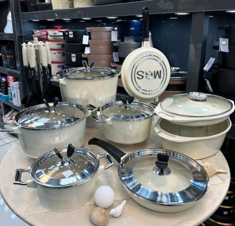 سرویس قابلمه گرانیتی 25 پارچه mgs - تصویر 4