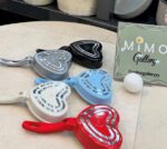 تابه پنکیک کوچک عروس چدن گرانیت مدل قلبی و مربعی - تصویر 7