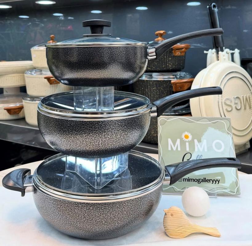 تابه وک عروس در سه سایز مختلف - تصویر 1