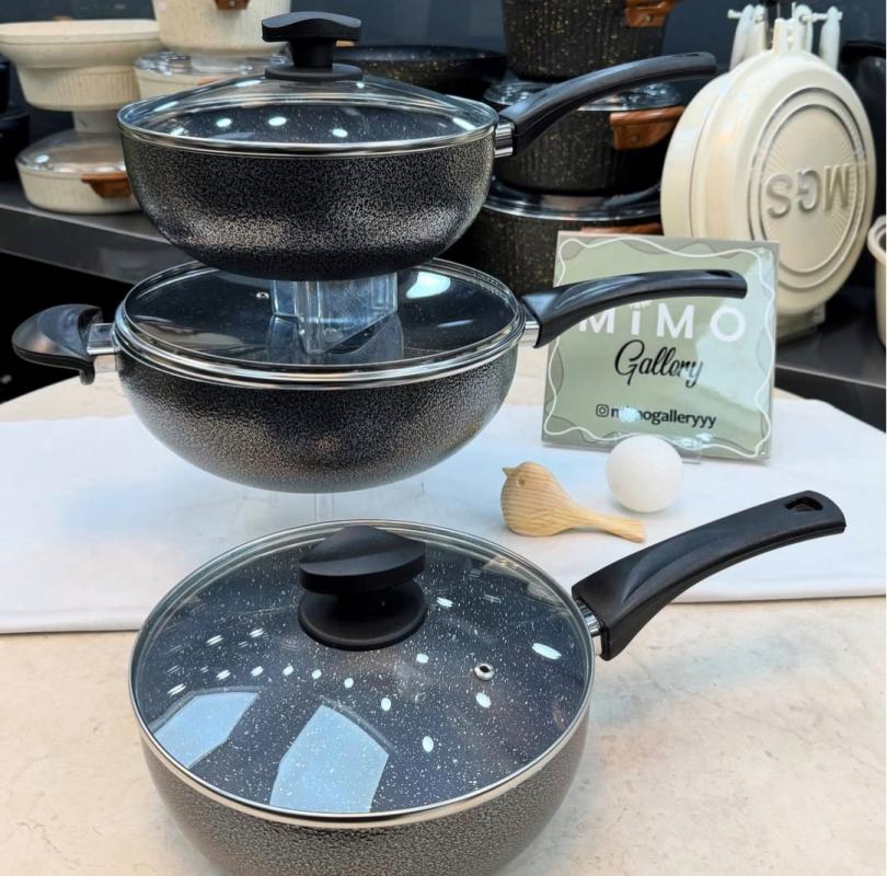 تابه وک عروس در سه سایز مختلف - تصویر 3