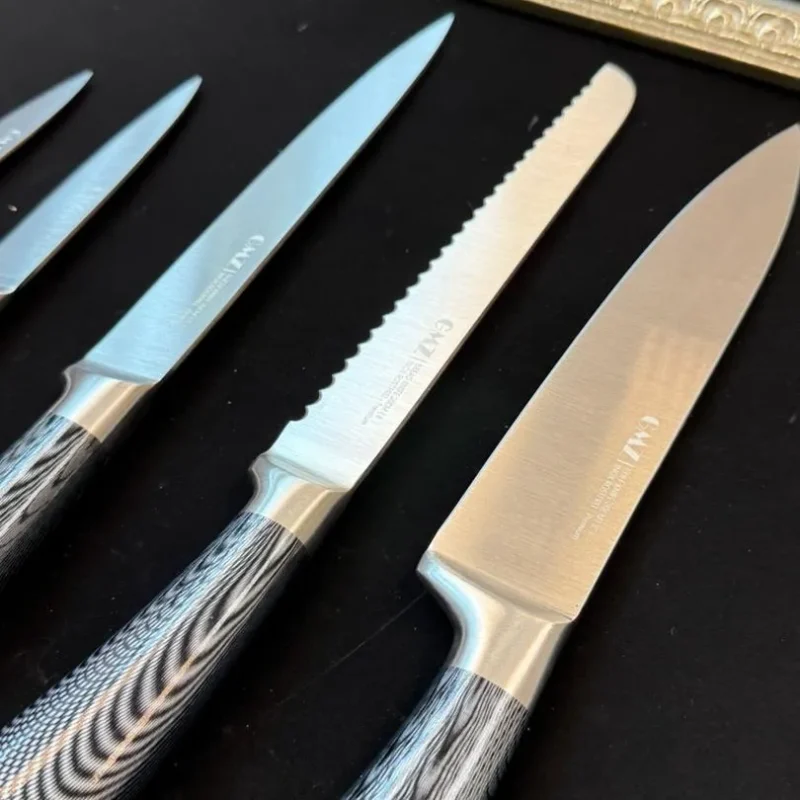 استند چاقو ۶ پارچه برند GMZ کد ۳۰ - تصویر 3