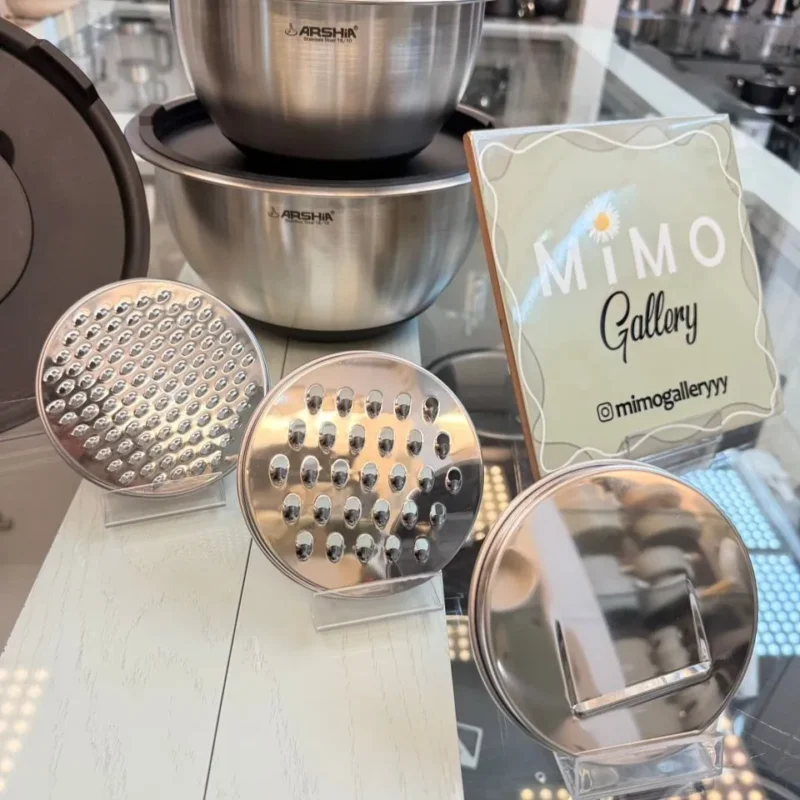 کاسه استیل 12 پارچه عرشیا الف