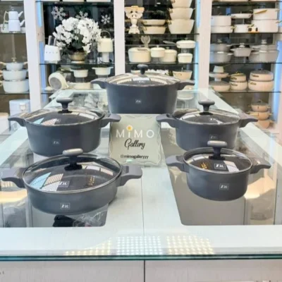 سرویس قابلمه 10 پارچه گرانیتی زیو مدل 8580 ب