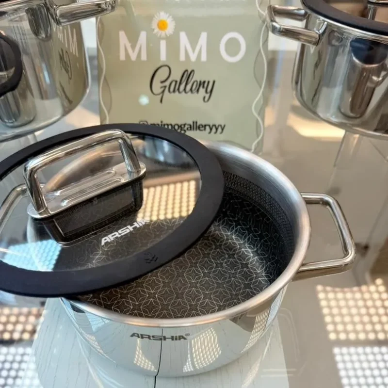 قابلمه استیل کف لیزری برندعرشیا ب