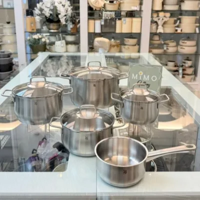 سرویس قابلمه ۹ پارچه از برند اصل WMF آلمان خمره ای