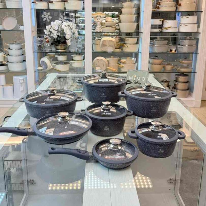 سرویس قابلمه 24 پارچه برند لایف اسمایل مدل LIFEP17S-24BLUE - تصویر 2