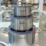 سرویس قابلمه استیل 8 پارچه برند کرکماز مدل 2794 سوم