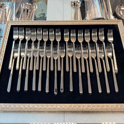 سرویس قاشق چنگال ۱۴۳ پارچه از بزند sg کد 275 هفتم