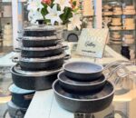 تابه دودسته دربدار چدن گرانیتی پویانمهر - تصویر 2