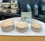 ظرف نگهدارنده غذا چدن گرانیت با درب چوبی برند پرارین - تصویر 24