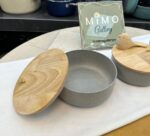 ظرف نگهدارنده غذا چدن گرانیت با درب چوبی برند پرارین - تصویر 19