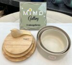 ظرف نگهدارنده غذا چدن گرانیت با درب چوبی برند پرارین - تصویر 17