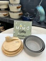 ظرف نگهدارنده غذا چدن گرانیت با درب چوبی برند پرارین - تصویر 14