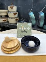 ظرف نگهدارنده غذا چدن گرانیت با درب چوبی برند پرارین - تصویر 4