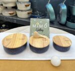 ظرف نگهدارنده غذا چدن گرانیت با درب چوبی برند پرارین - تصویر 25