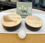 ظرف نگهدارنده غذا چدن گرانیت با درب چوبی برند پرارین - تصویر 28