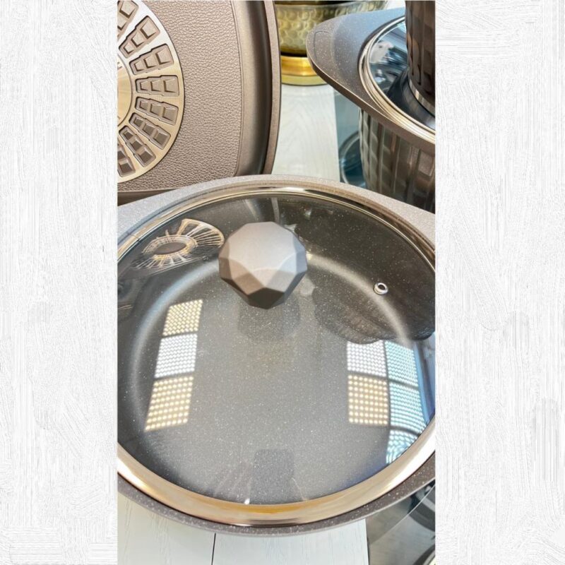 سرویس قابلمه 8 پارچه یونیک مدل نگینی - تصویر 5