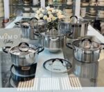 قابلمه استیل عرشیا مدل دو درب در سایز های مختلف