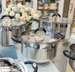 قابلمه استیل عرشیا مدل دو درب در سایز های مختلف - تصویر 2