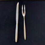 سرویس قاشق چنگال ۱۴۳ پارچه از برند SG مدل 449 گلد - تصویر 12