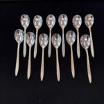 سرویس قاشق چنگال ۱۴۳ پارچه از برند SG مدل 449 گلد - تصویر 5