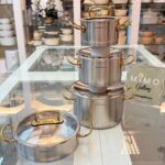 سرویس قابلمه استیل 8 پارچه برند کرکماز ج